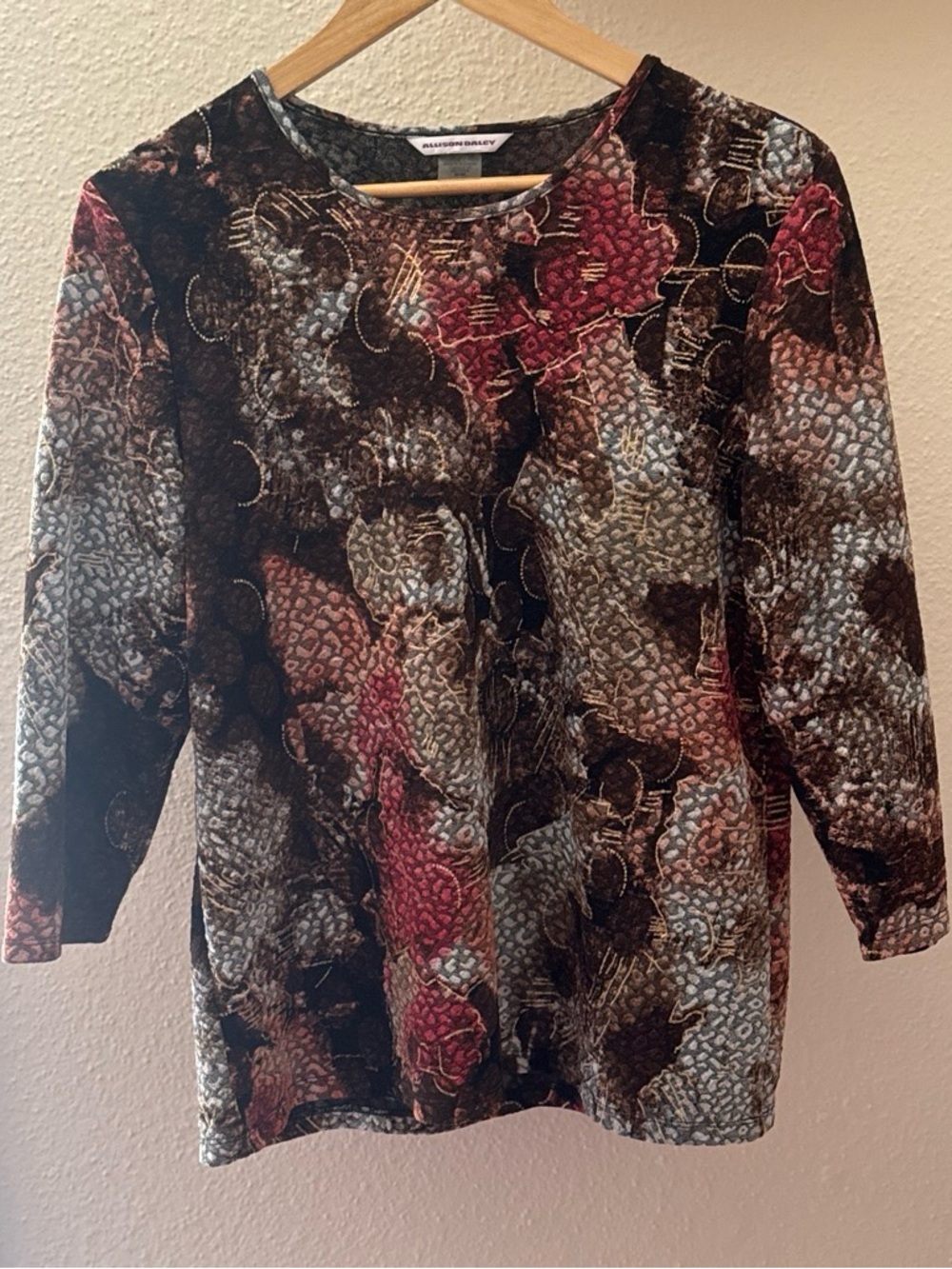 Vintage quarter sleeve blouse